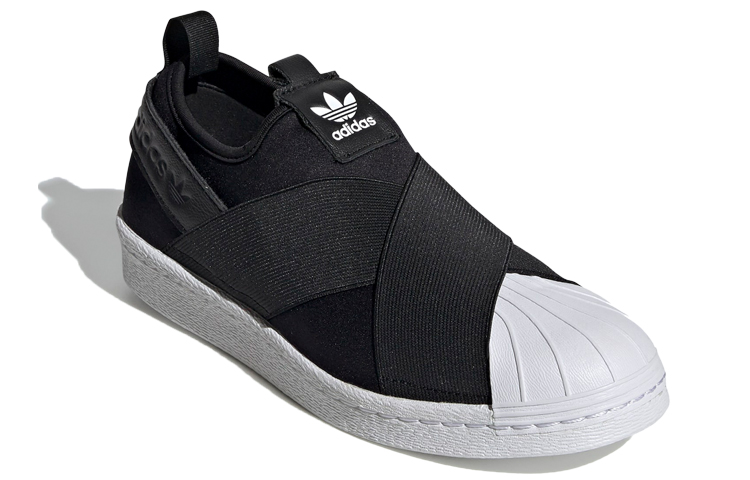 Lookbook adidas originals Superstar Slip-On 低幫 板鞋 女款 白黑