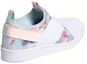 Shop adidas originals Superstar 滑入式 女款 白色