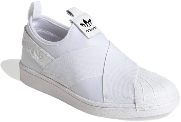 (Women) adidas Originals Superstar Slip-On 'Cloud White' EX4625 Lookbook (Women) adidas Originals Superstar Slip-On 'Cloud White' EX4625