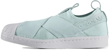(Women) adidas originals Superstar Slip-on Shoes Green 'Mint White' S76407 (Women) adidas originals Superstar Slip-on Shoes Green 'Mint White' S76407