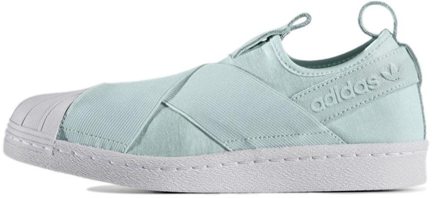 (Women) adidas originals Superstar Slip-on Shoes Green 'Mint White' S76407 Buy (Women) adidas originals Superstar Slip-on Shoes Green 'Mint White' S76407