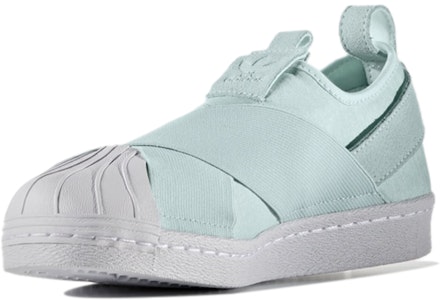 (W) 아디다스 오리지널 슈퍼스타 슬립온 '민트 화이트' S76407 Lookbook (W) 아디다스 오리지널 슈퍼스타 슬립온 '민트 화이트' S76407