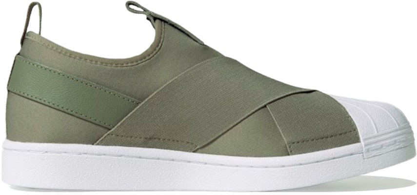 (Women) adidas originals Superstar Slip On Shoes Green 'Olive' EY1119 Order (Women) adidas originals Superstar Slip On Shoes Green 'Olive' EY1119
