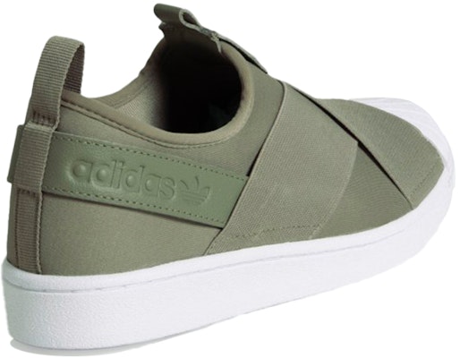 (Women) adidas originals Superstar Slip On Shoes Green 'Olive' EY1119 Shop (Women) adidas originals Superstar Slip On Shoes Green 'Olive' EY1119