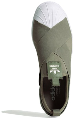 (Women) adidas originals Superstar Slip On Shoes Green 'Olive' EY1119 Purchase (Women) adidas originals Superstar Slip On Shoes Green 'Olive' EY1119