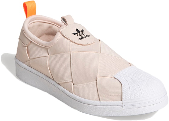 (Women) adidas originals Superstar Slip On Shoes /White 'Pink' FW3569 Lookbook (Women) adidas originals Superstar Slip On Shoes /White 'Pink' FW3569