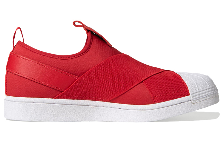 Order (W) adidas Originals Superstar Slip On ''Rot Weiß'' EX4626