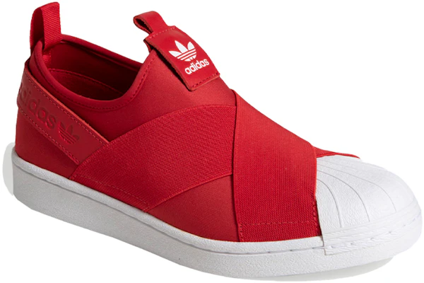(W) adidas Originals Superstar Slip On ''Rot Weiß'' EX4626 Lookbook (W) adidas Originals Superstar Slip On ''Rot Weiß'' EX4626