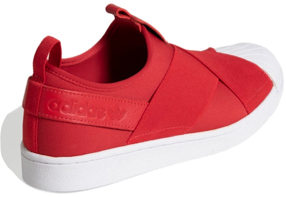 (W) アディダス スーパースタースリッポン 赤白 (Adidas Superstar Slip-on AkaShiro) EX4626 Shop (W) アディダス スーパースタースリッポン 赤白 (Adidas Superstar Slip-on AkaShiro) EX4626