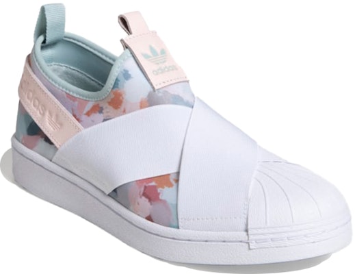 (Women) adidas Originals Superstar Slip-On 'White' EY1121 Lookbook (Women) adidas Originals Superstar Slip-On 'White' EY1121