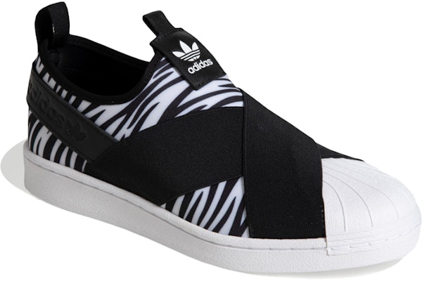 (Women) adidas originals Superstar Slip On Zebra Black/White EX4622 Lookbook (Women) adidas originals Superstar Slip On Zebra Black/White EX4622