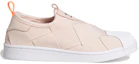Order (W) adidas Originals Superstar Slip On Schuhe Weiß Rosa Damen Sneakers FW3569