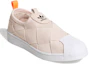 Lookbook (W) adidas Originals Superstar Slip On Schuhe Weiß Rosa Damen Sneakers FW3569