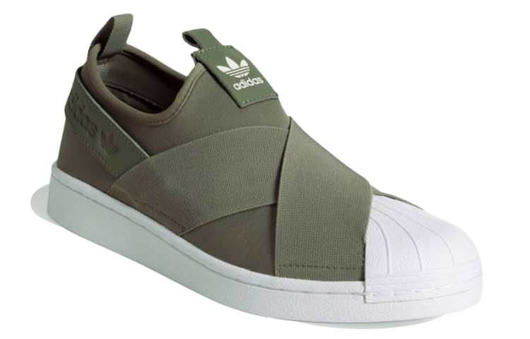 Lookbook (W) adidas Originals Superstar Slip On Schoenen Groen ''Olive'' EY1119