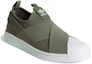 Lookbook (W) adidas Originals Superstar Slip On Schoenen Groen ''Olive'' EY1119