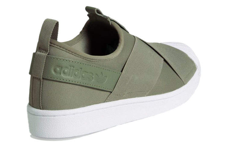 Shop (W) adidas Originals Superstar Slip On Schoenen Groen ''Olive'' EY1119