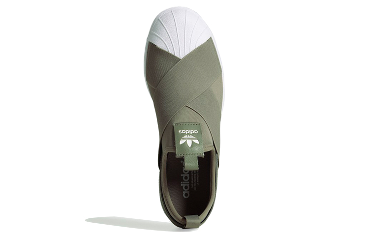 Purchase (W) adidas Originals Superstar Slip On Schoenen Groen ''Olive'' EY1119