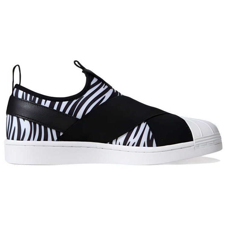 Order (W) adidas Originals Superstar Slip On Zebra Zwart/Wit EX4622