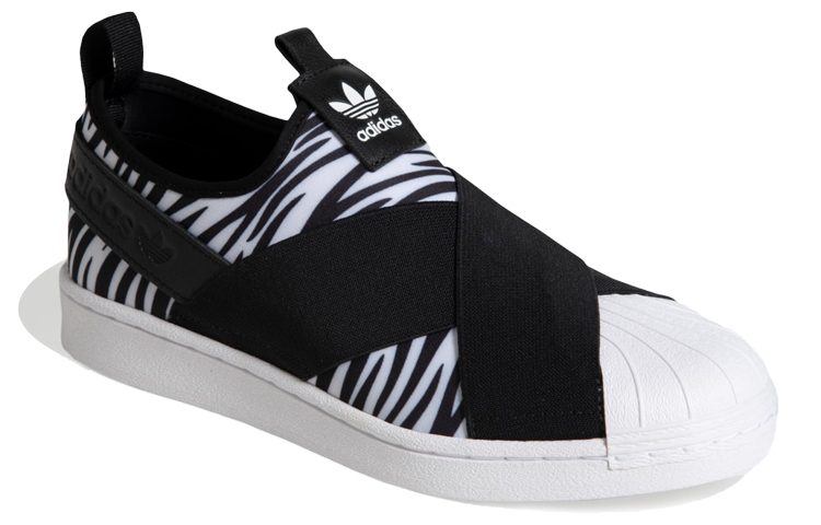 Lookbook (W) adidas Originals Superstar Slip On Zebra Zwart/Wit EX4622