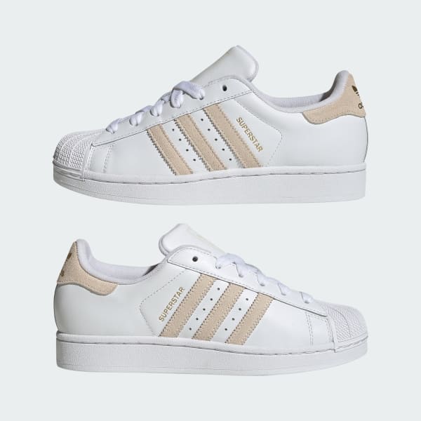 Sizing (W) adidas Originals Superstar 運動鞋 白色/米白色/白色 HQ4917