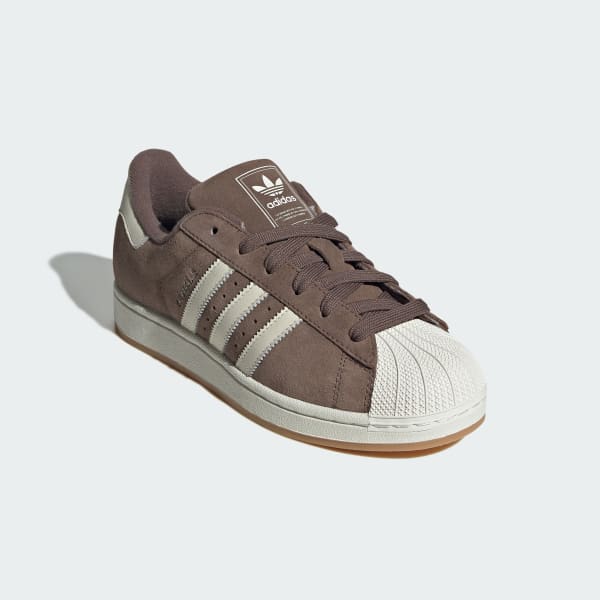 Shop (W) 阿迪达斯三叶草 Superstar 运动鞋 地层褐/米白/米白 HQ4915