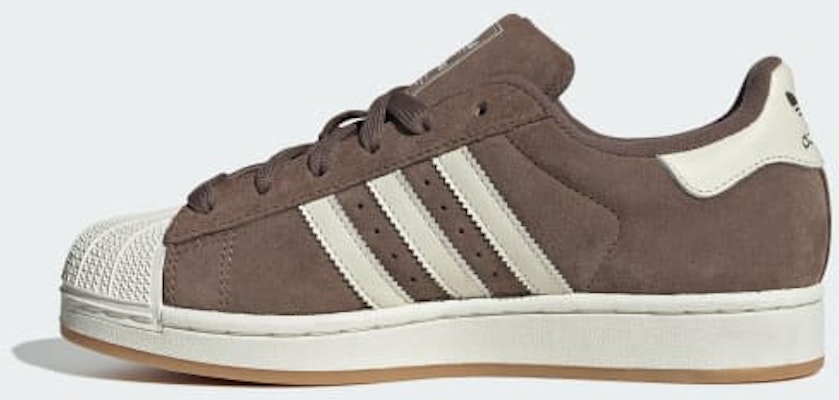 (Women) Adidas Originals Superstar Sneakers Earth Strata/Off White/Off White HQ4915 Details for (Women) Adidas Originals Superstar Sneakers Earth Strata/Off White/Off White HQ4915