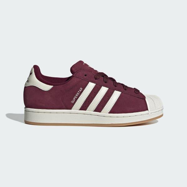 (Women) Adidas Originals Superstar Sneakers Maroon/Off White/Off White HQ4913