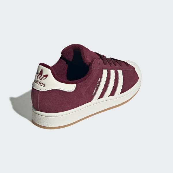 Purchase (W) Adidas Originals Superstar Sepatu Merah Marun/Putih Pudar. HQ4913
