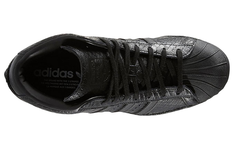 Purchase (W) 阿迪达斯三叶草Superstar防滑耐磨高跟运动鞋黑色 S76404