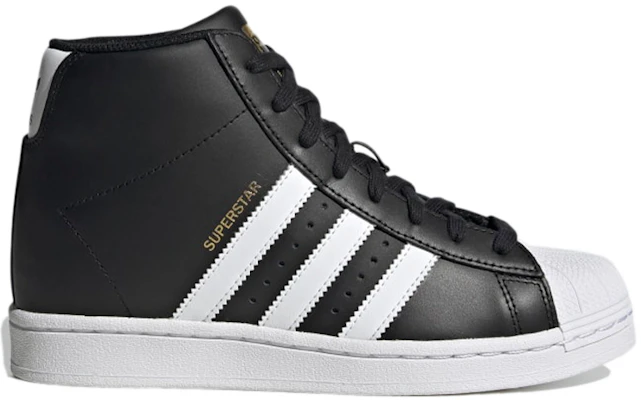 (W) 阿迪达斯 三叶草 Superstar Up '黑白' 女款高帮运动鞋 FW0117 Order (W) 阿迪达斯 三叶草 Superstar Up '黑白' 女款高帮运动鞋 FW0117