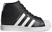 Order (W) 阿迪达斯 三叶草 Superstar Up '黑白' 女款高帮运动鞋 FW0117