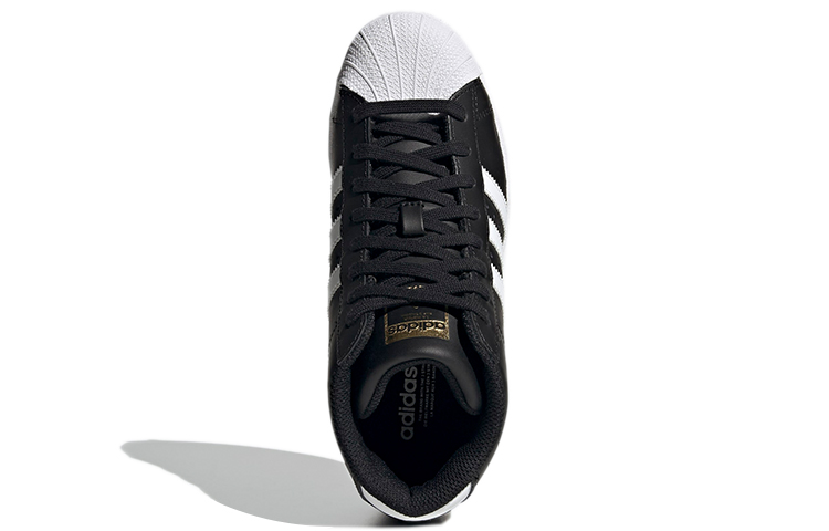 Purchase (W) 阿迪达斯 三叶草 Superstar Up '黑白' 女款高帮运动鞋 FW0117