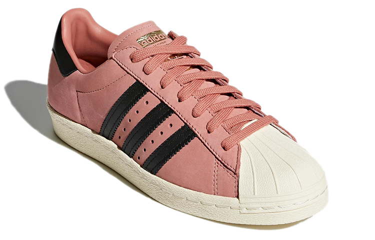 Lookbook adidas originals Superstar 80s 低幫 球鞋 女款 粉黑