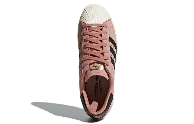 Purchase adidas originals Superstar 80s 低幫 球鞋 女款 粉黑