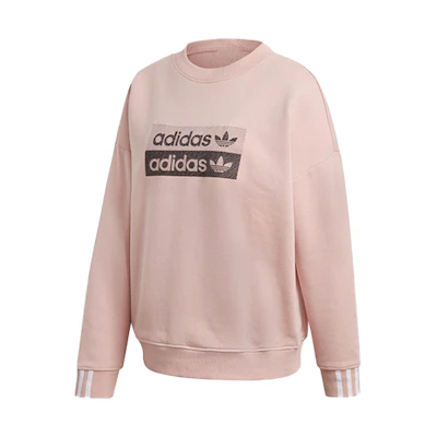 (Women) adidas Originals Sweatshirt Pullover Active Pink EC0746