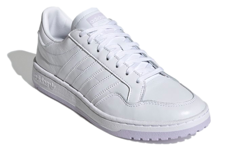 (W) adidas originals Team Court 'Cloud White Purple Tint' 圖 3