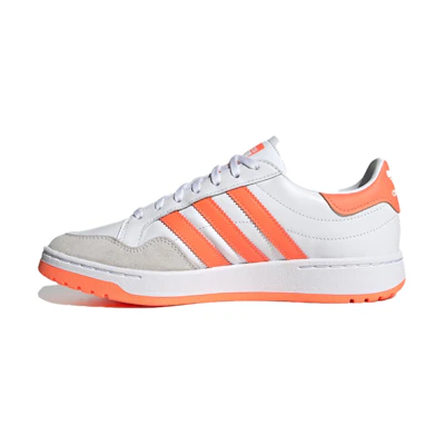 (W) adidas originals Team Court 'White Orange'