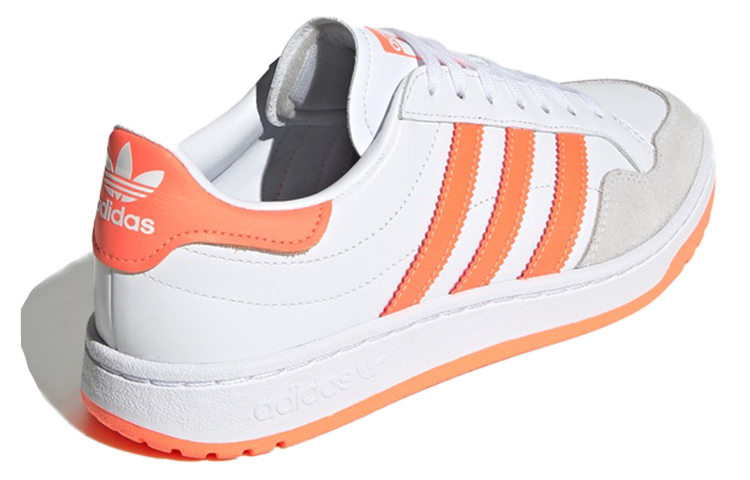 (W) adidas originals Team Court 'White Orange' 圖 4
