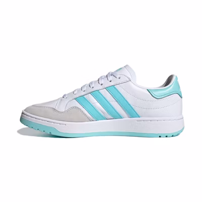 (W) adidas originals Team Court 'White Blue'