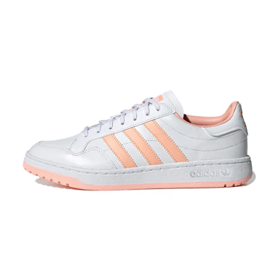 (W) adidas originals Team Court White/Orange
