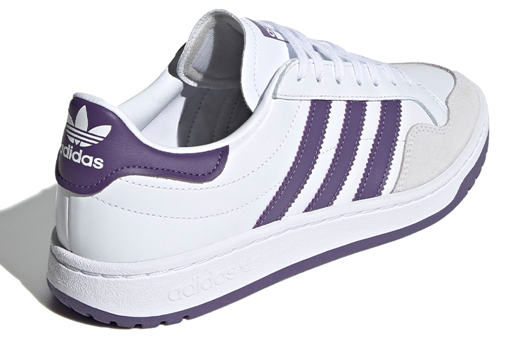 (W) adidas originals Team Court 'Purple White Gray' 圖 4