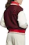 Shop (W) adidas Originals Jaket Kasual Merah Patchwork Logo Trefoil HY4185