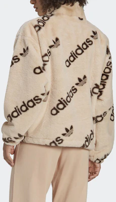 (W) adidas Originals 三葉草紅粉色抓毛外套嘻哈街頭風 HM4884 Shop (W) adidas Originals 三葉草紅粉色抓毛外套嘻哈街頭風 HM4884