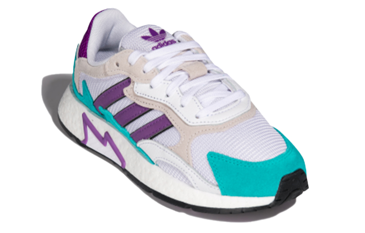 Lookbook adidas originals TRESC Run Br 低帮 運動休閒鞋 女款 白藍紫