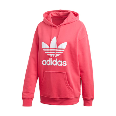 (Women) adidas Originals TRF Hoodie Pullover - Dark Pink GD2439