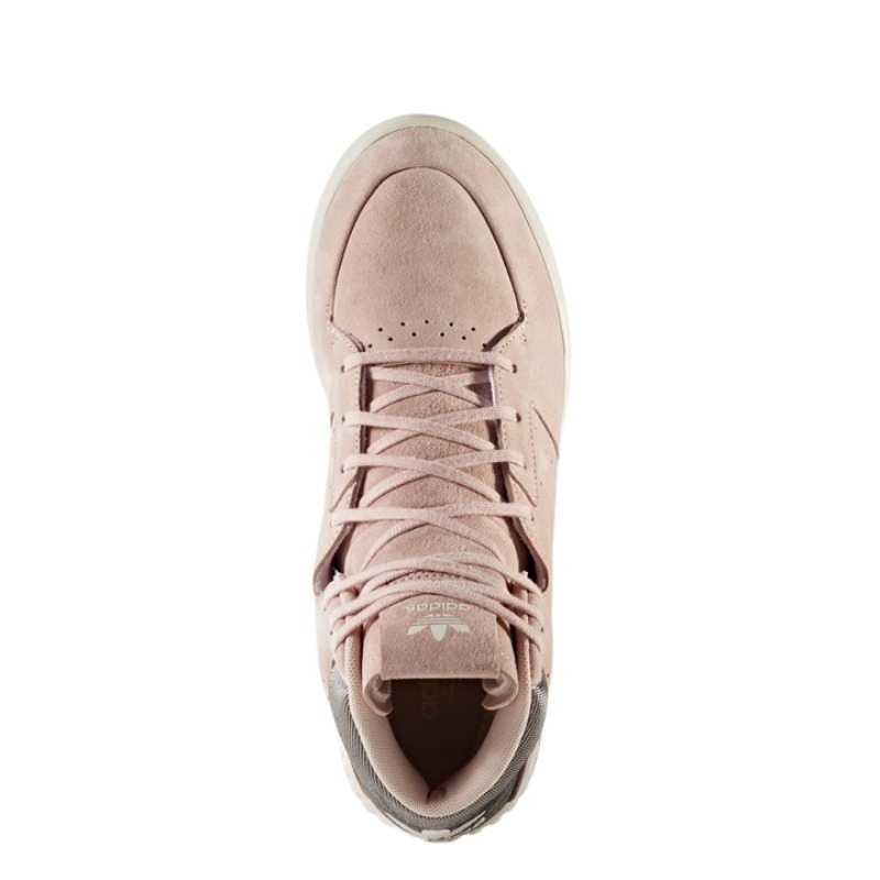 Shop adidas originals Tubular 防震耐磨 中筒 板鞋 女款 淺粉色