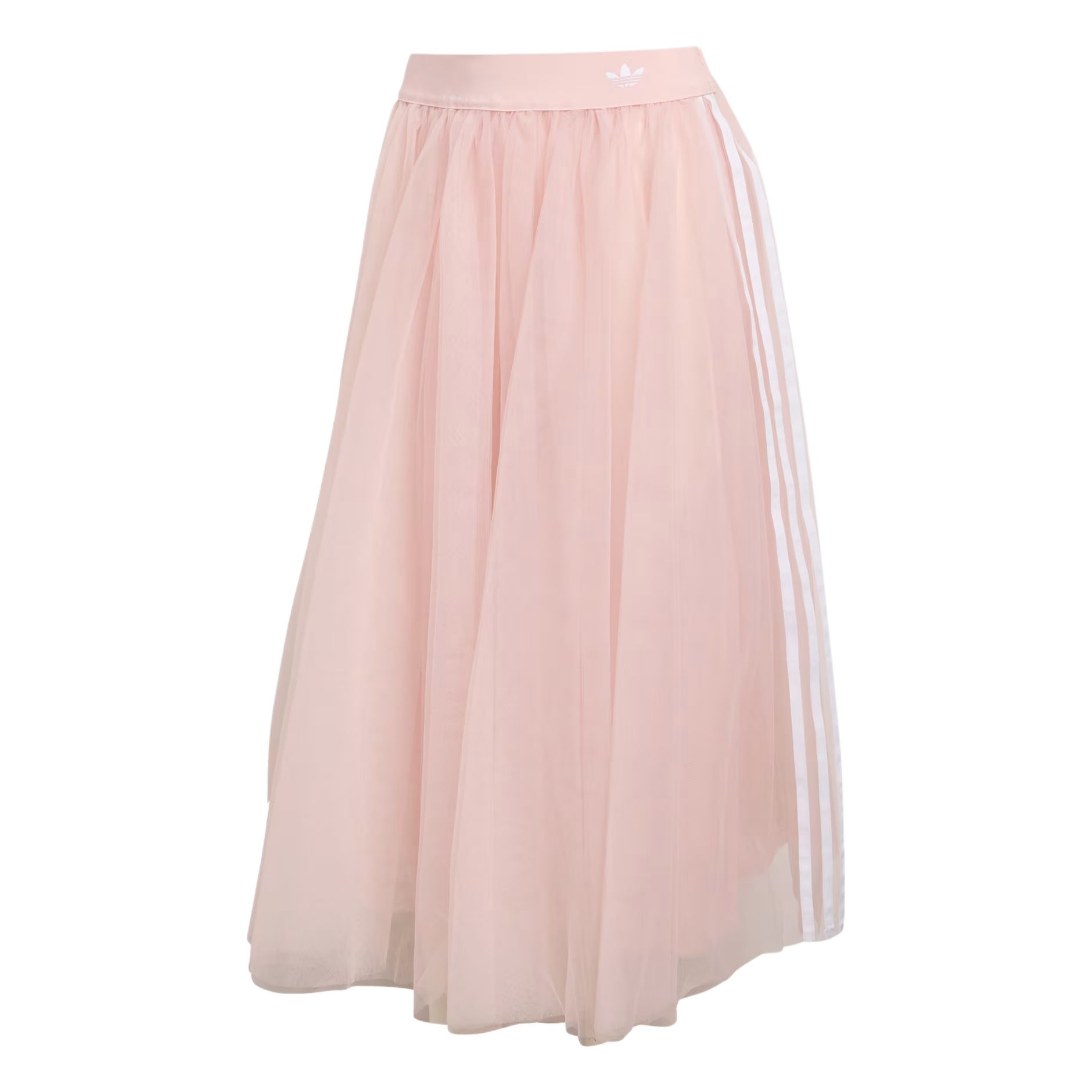 (Women) adidas Originals Tulle Striped Loose Woven Casual Long Skirt Women KS6562