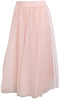 (Women) adidas Originals Tulle Striped Loose Woven Casual Long Skirt Women KS6562 (Women) adidas Originals Tulle Striped Loose Woven Casual Long Skirt Women KS6562