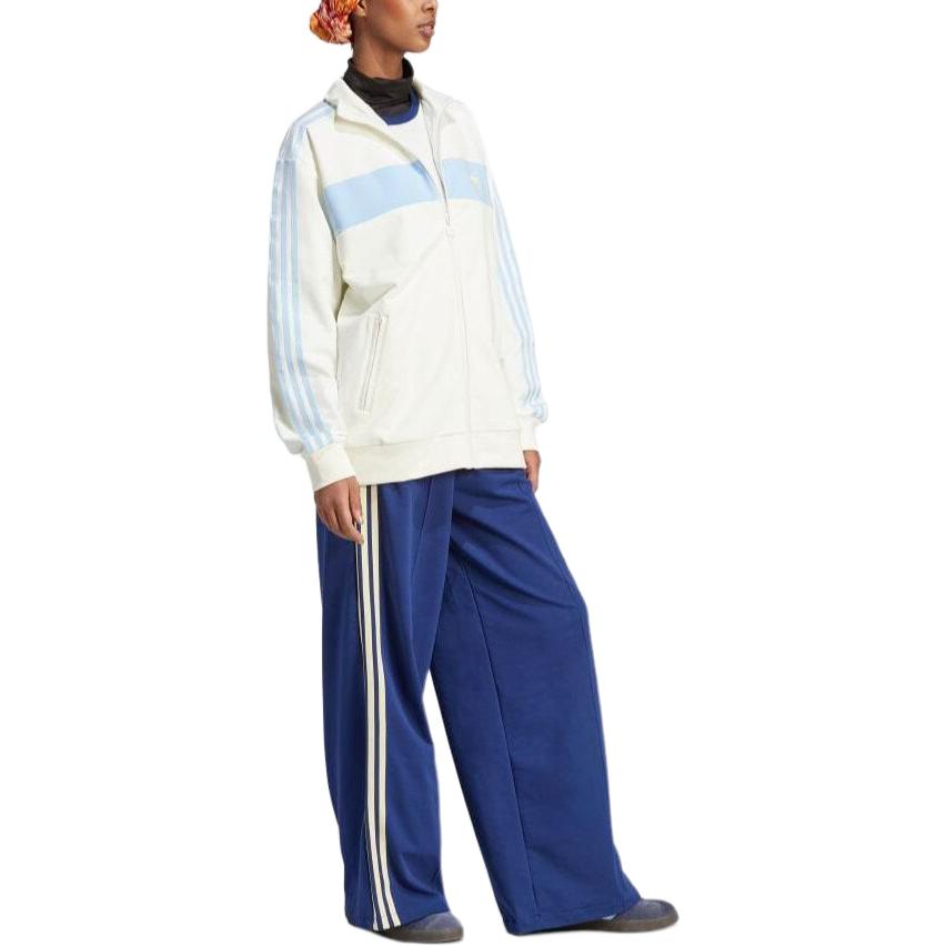 (Women) adidas Originals White Retro Track Jacket with Striped Logo Print IR7471 圖 3