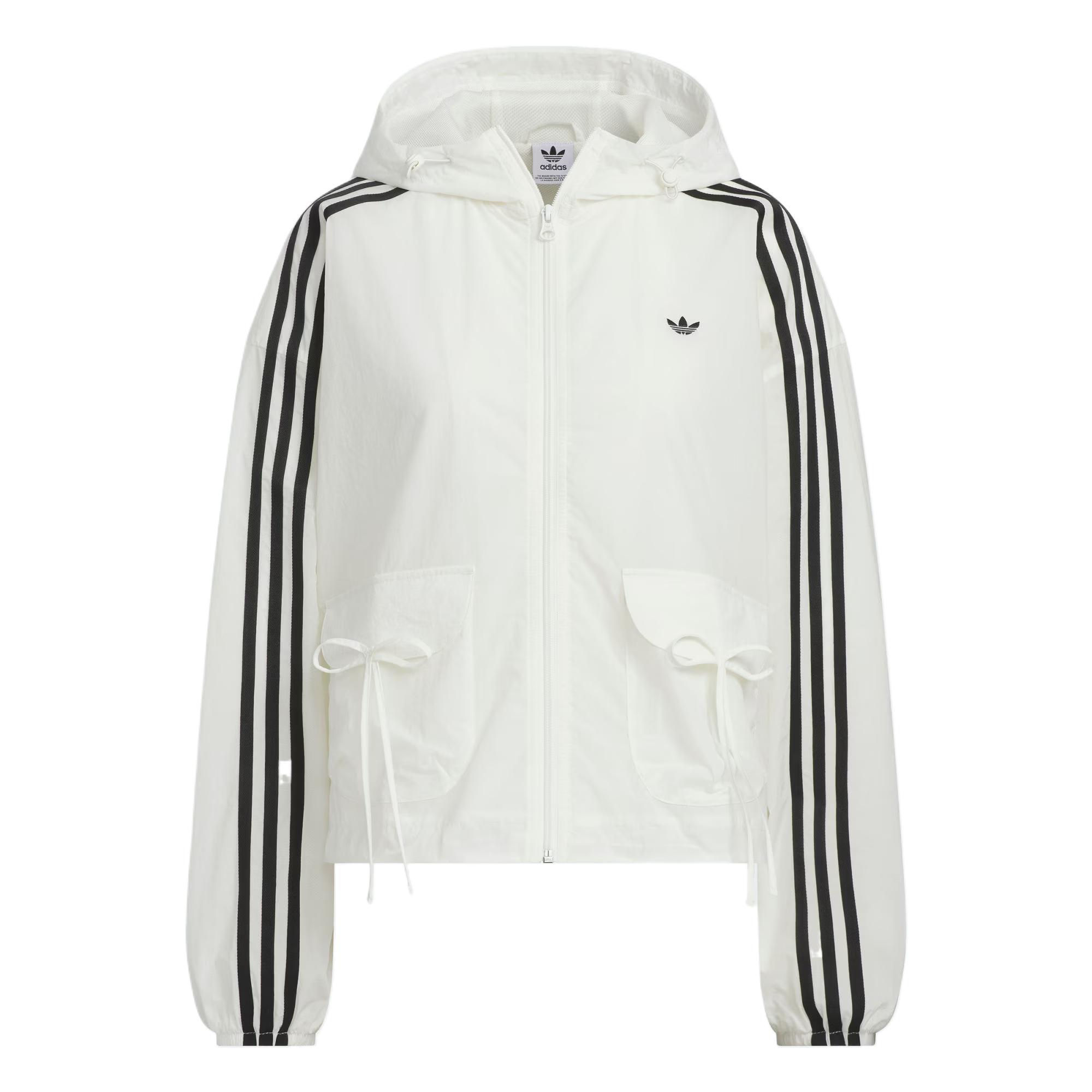 (Women) adidas Originals Windbreaker Jacket Han Jade White Stylish & Comfortable KB8964